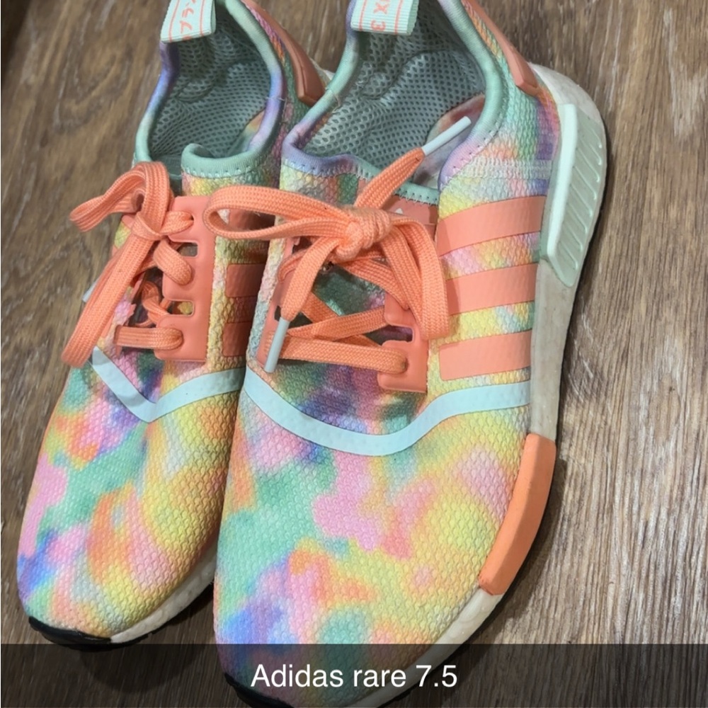 Adidas Women's Colorful Tie-Dye Sneakers